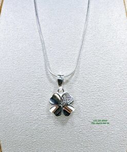 Dây chuyền bạc nữ cỏ 4 lá M4