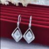 Bông tai bạc nữ tinh khiết M5