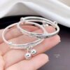 Lắc tay bạc trẻ em cao cấp M2