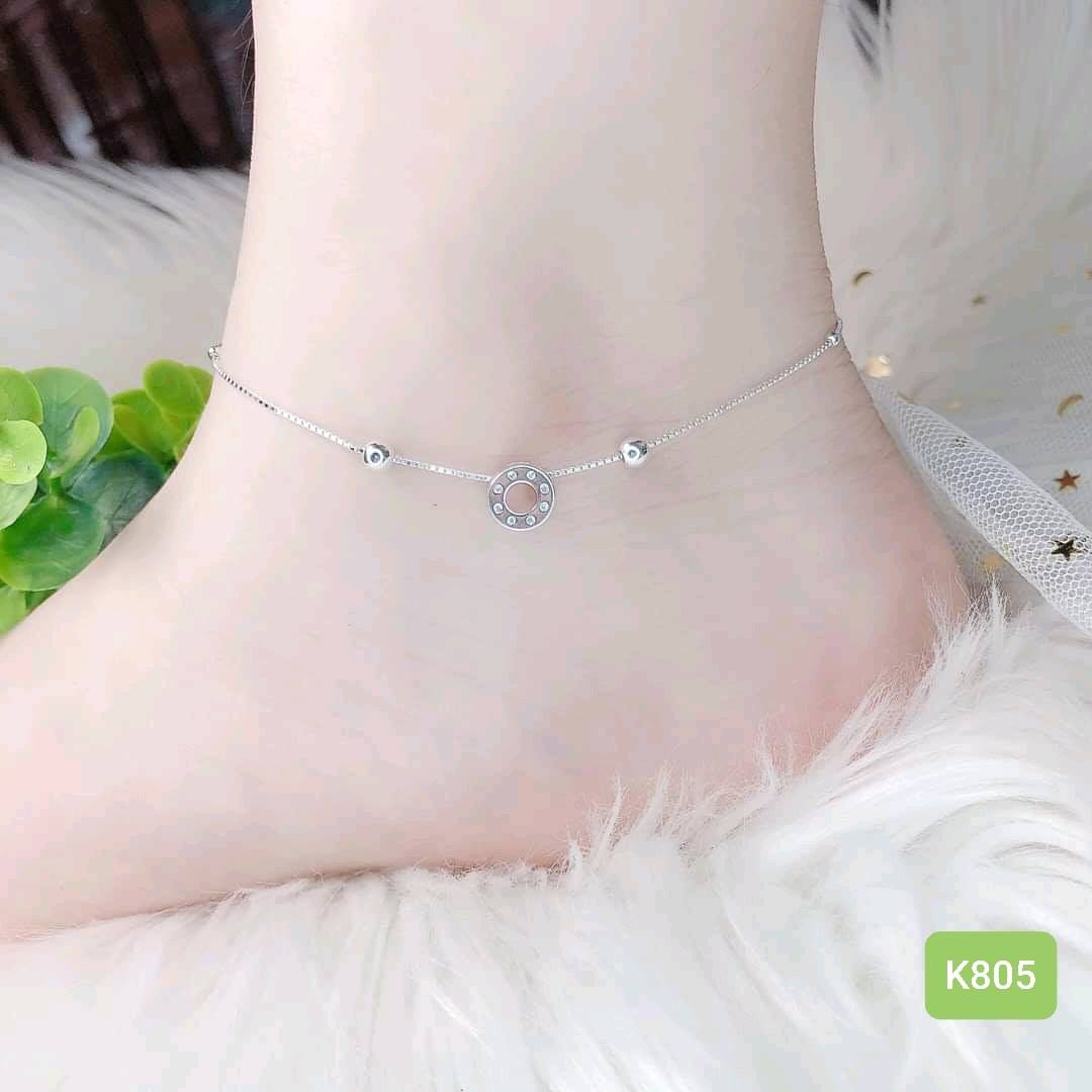 Lắc chân bạc nữ siêu xinh K805