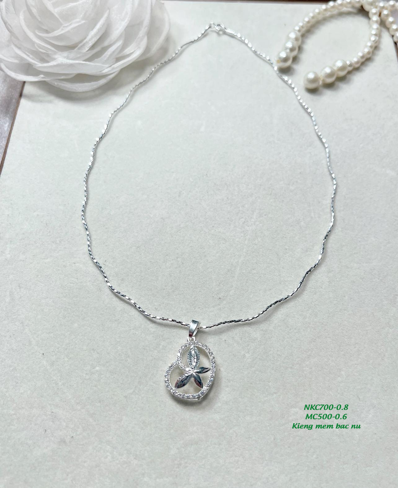 BST Kiềng mềm bạc nữ cao cấp A1