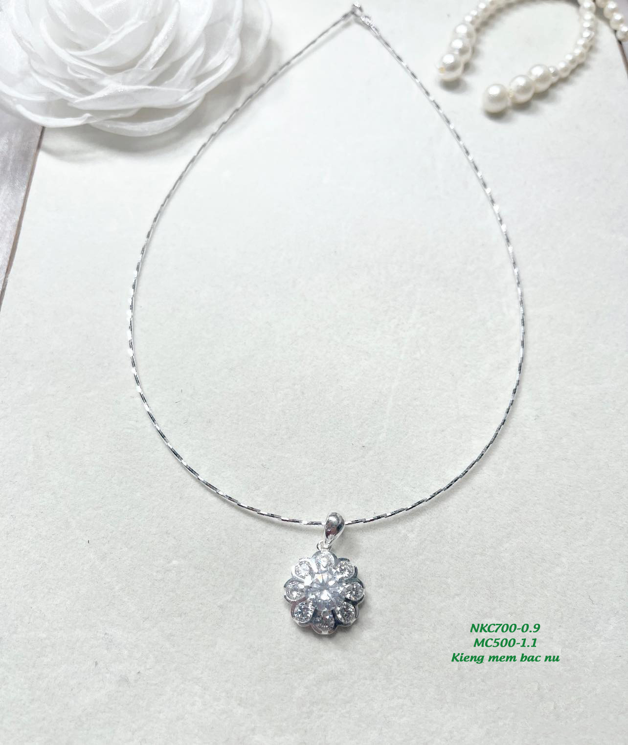 BST Kiềng mềm bạc nữ cao cấp A1