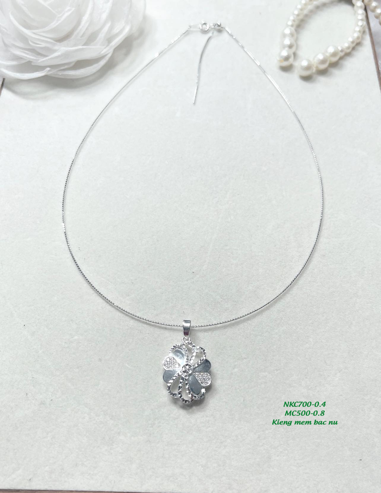 BST Kiềng mềm bạc nữ cao cấp A1